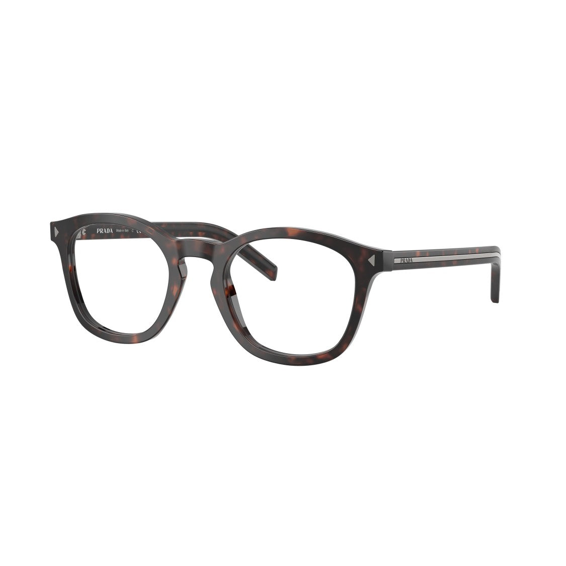 Prada 0Pr C04v Classic Square Tortoiseshell Acetate Eyeglasses