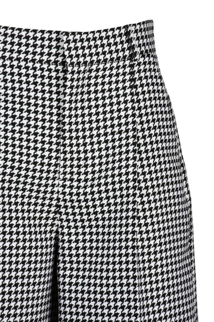 Dior High Waist Bermuda Virgin Wool Elastane - White/Black