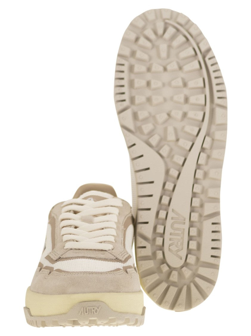 Autry Wildpace - Fabric And Suede Trainers