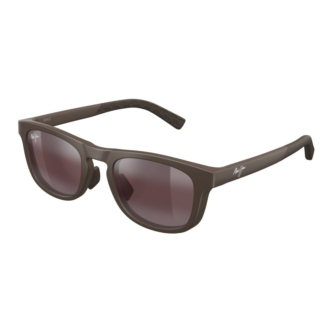 Maui Jim Aliali Gradient Rectangular Plastic Sunglasses With Subtle Logo Detail