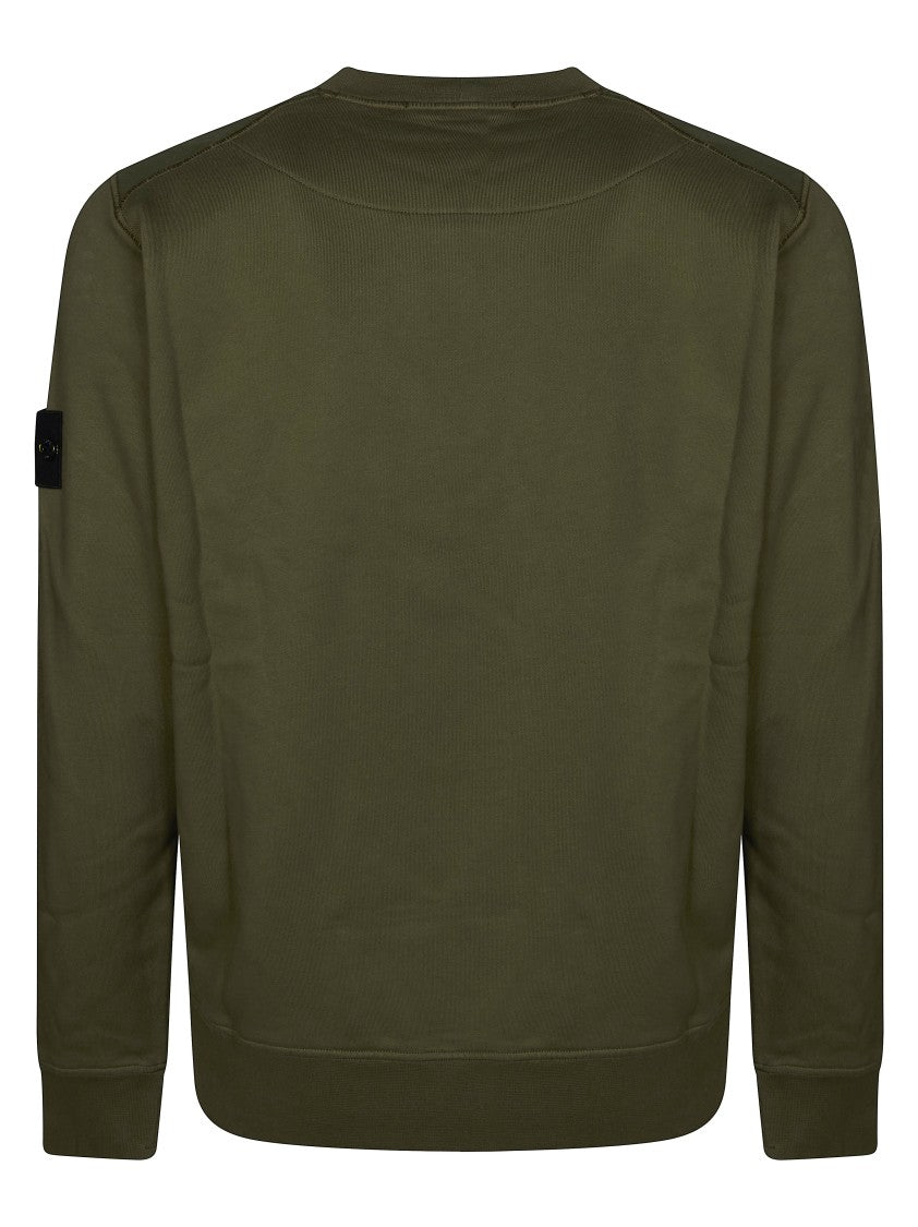 Stone Island Premium Cotton Ribbed Trim Sweatshirt