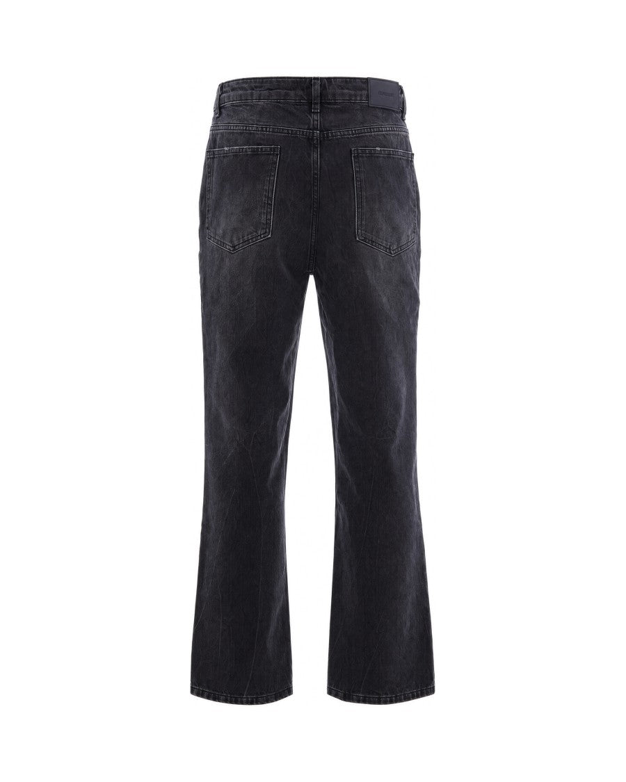 Represent Diffused Black Heaton Flared Denim Jeans