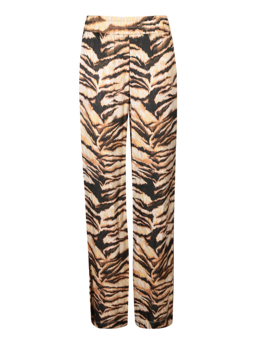 Roberto Cavalli Viscose Multi Trousers