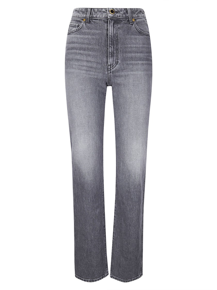 Khaite Blue Danielle High-Waist Five-Pocket Jeans Slim Fit