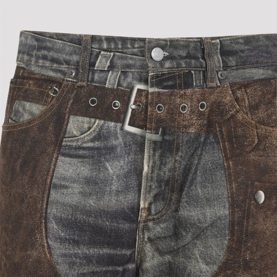 Acne Studios Blue Cotton Pants