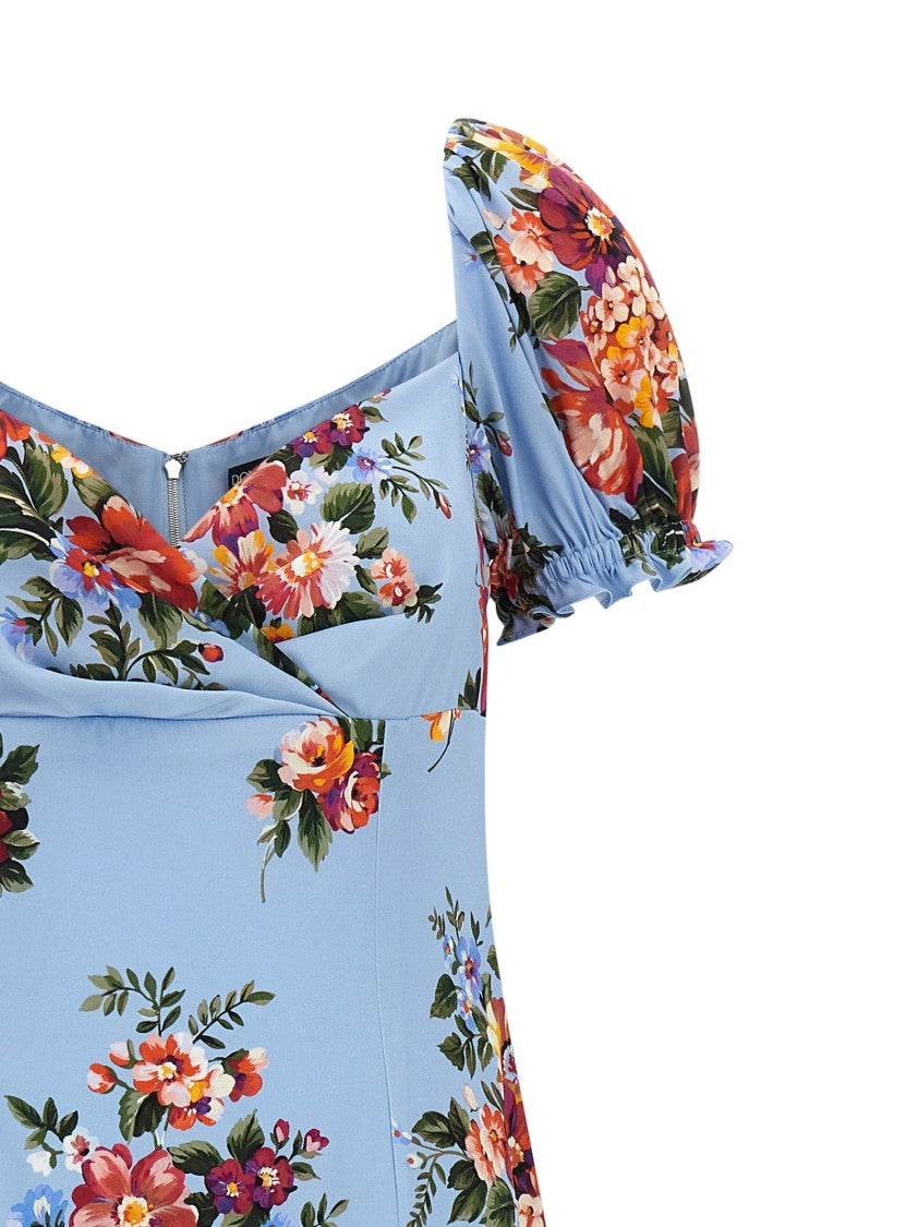 Dolce & Gabbana 'Mazzo Di Fiori' Print Dress
