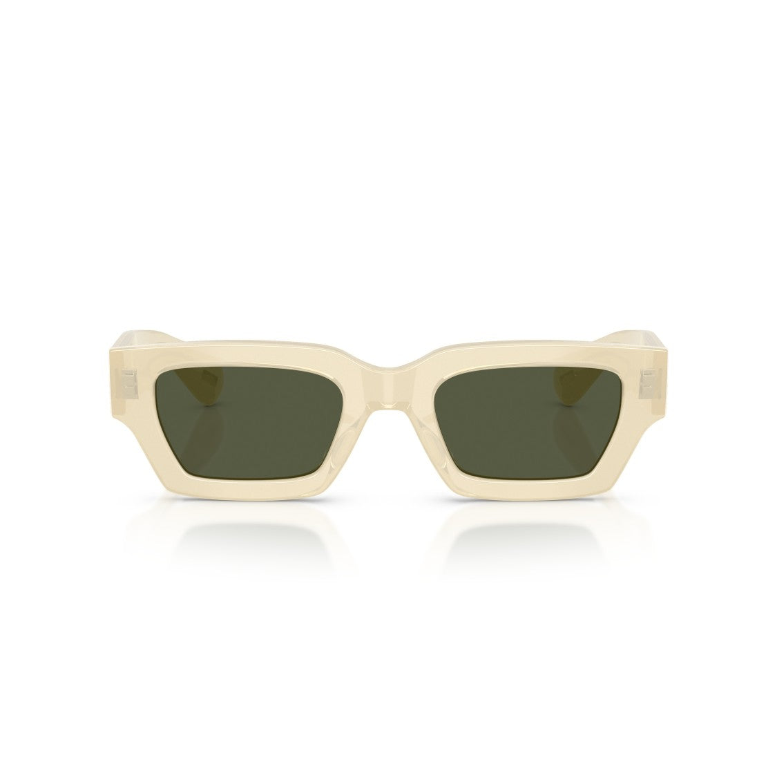 Oliver Peoples 0Ov5612su  Bold Rectangular Frame Sunglasses With Dark Green Lenses