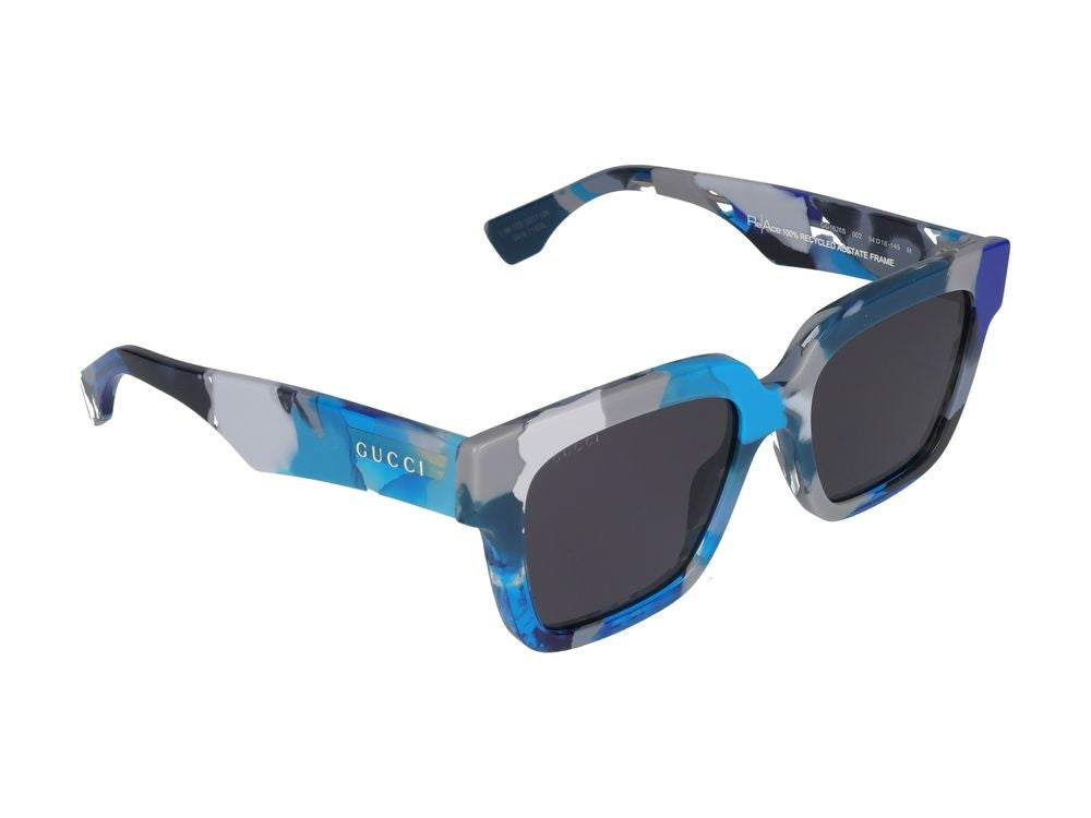 Gucci Sunglasses Gg1626s 002 Blue Blue Grey 54/18/145
