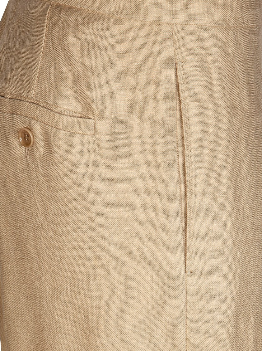 Max Mara Mxsbig Palazzo Textured Trousers