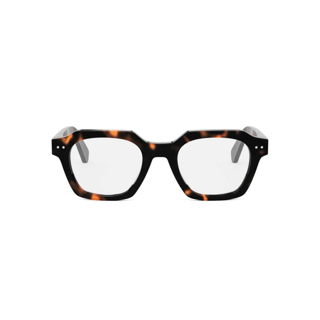 Celine Cl50128i Square Tortoiseshell Frame Eyeglasses