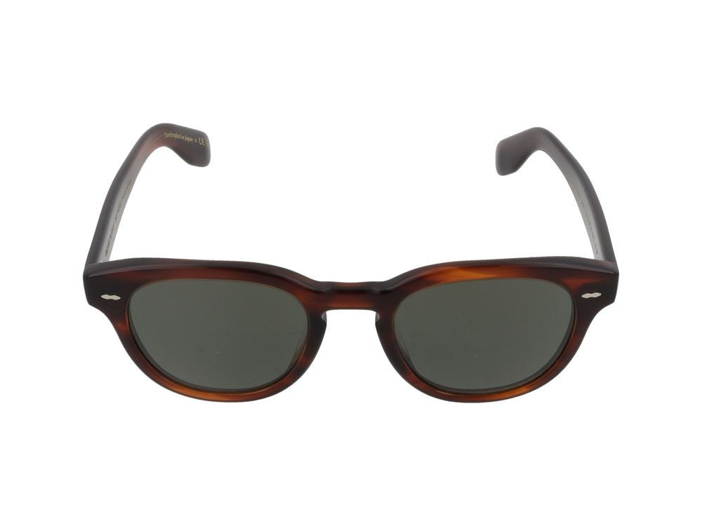 Oliver Peoples Tortoiseshell 0Ov5413su Acetate Round Sunglasses