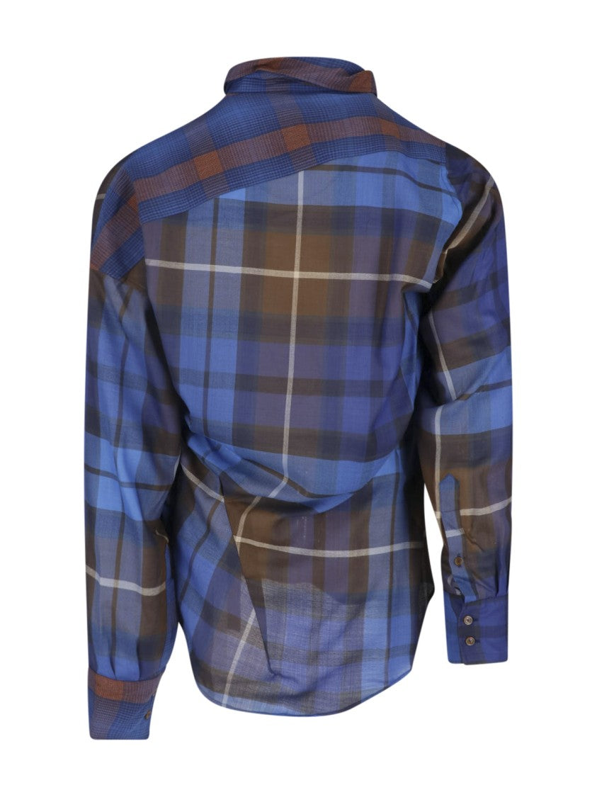 Vivienne Westwood Multi Chaos Striped Wool Shirt