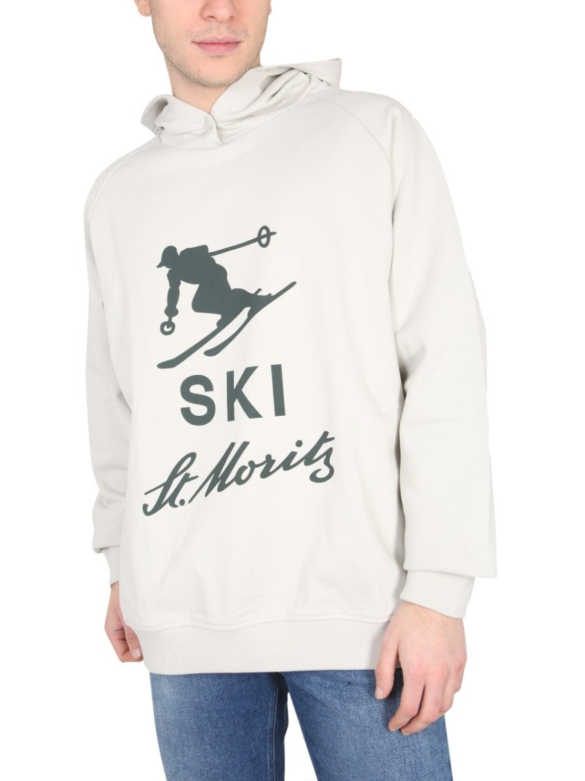 Bally Curling Buttoned Hood Sweatshirt