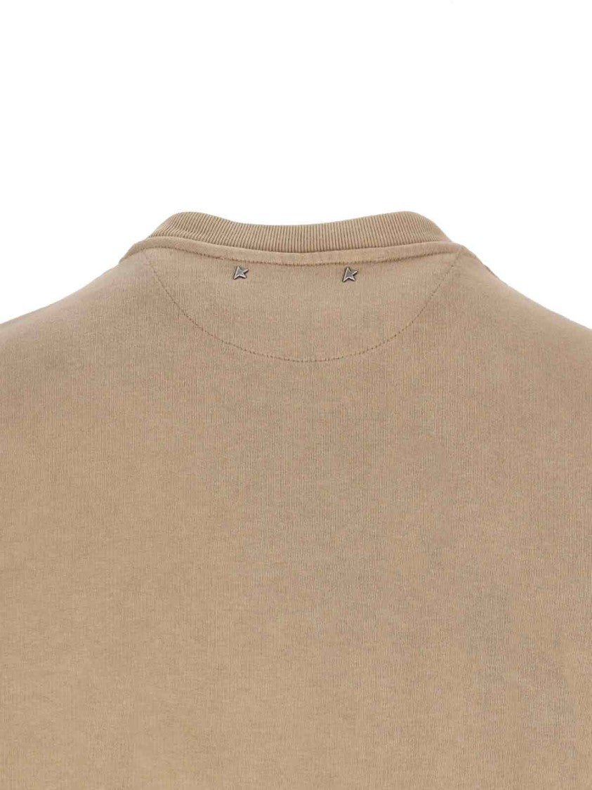Golden Goose Logo Sweater – Beige
