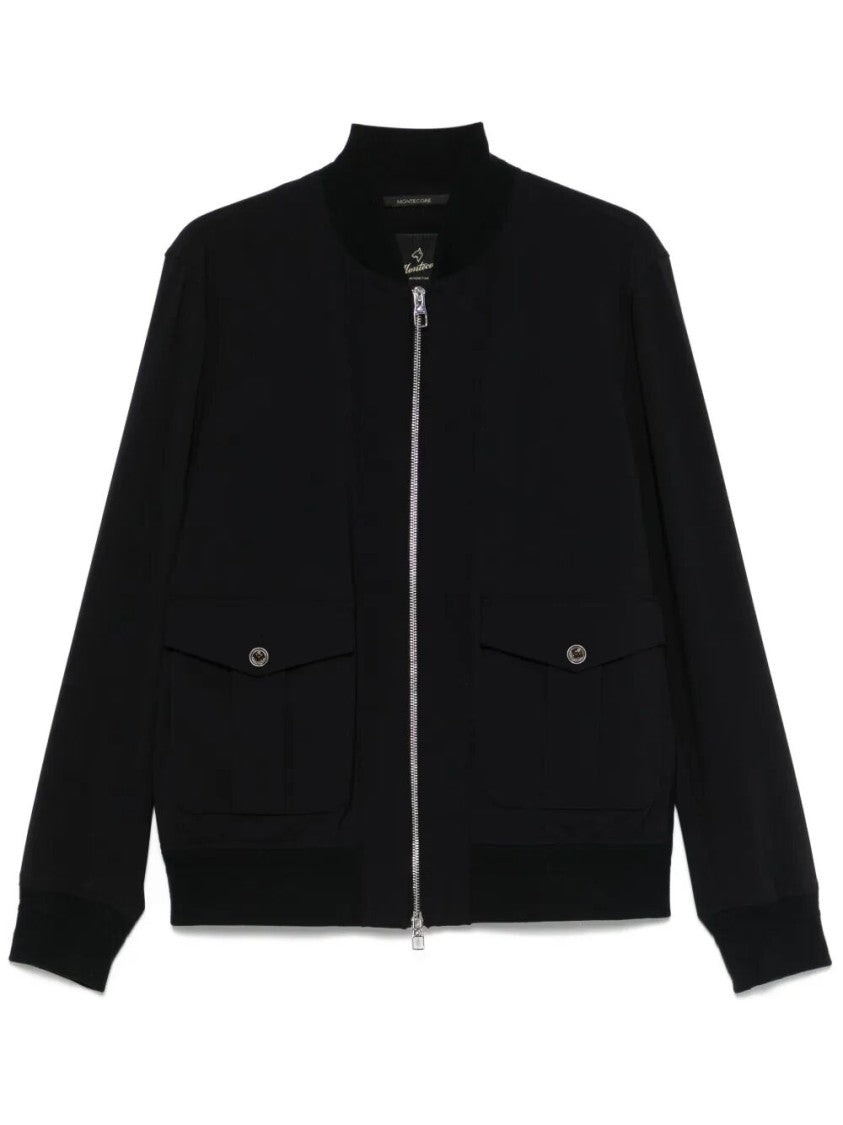 Montecore Zip-Front Jacket With Ribbed Details