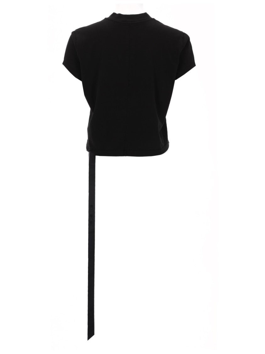 Drkshdw By Rick Owens Cropped Small Level T Cotton T-Shirt
