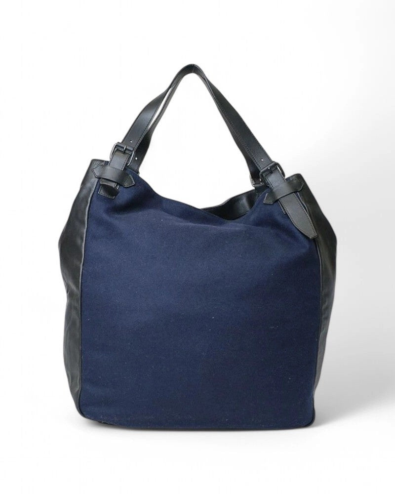 Givenchy Blue Two-Tone Nylon Duffel Bag