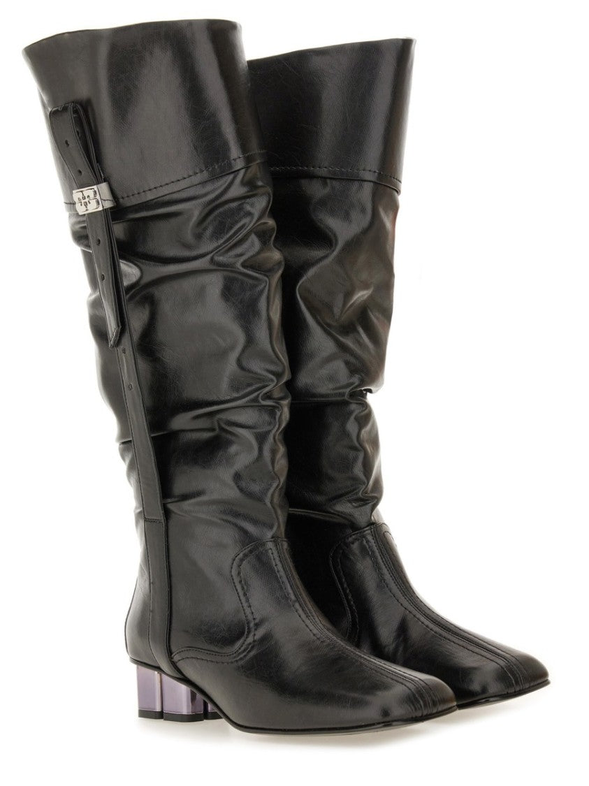 Ganni "Butterfly" Slouchy Boot
