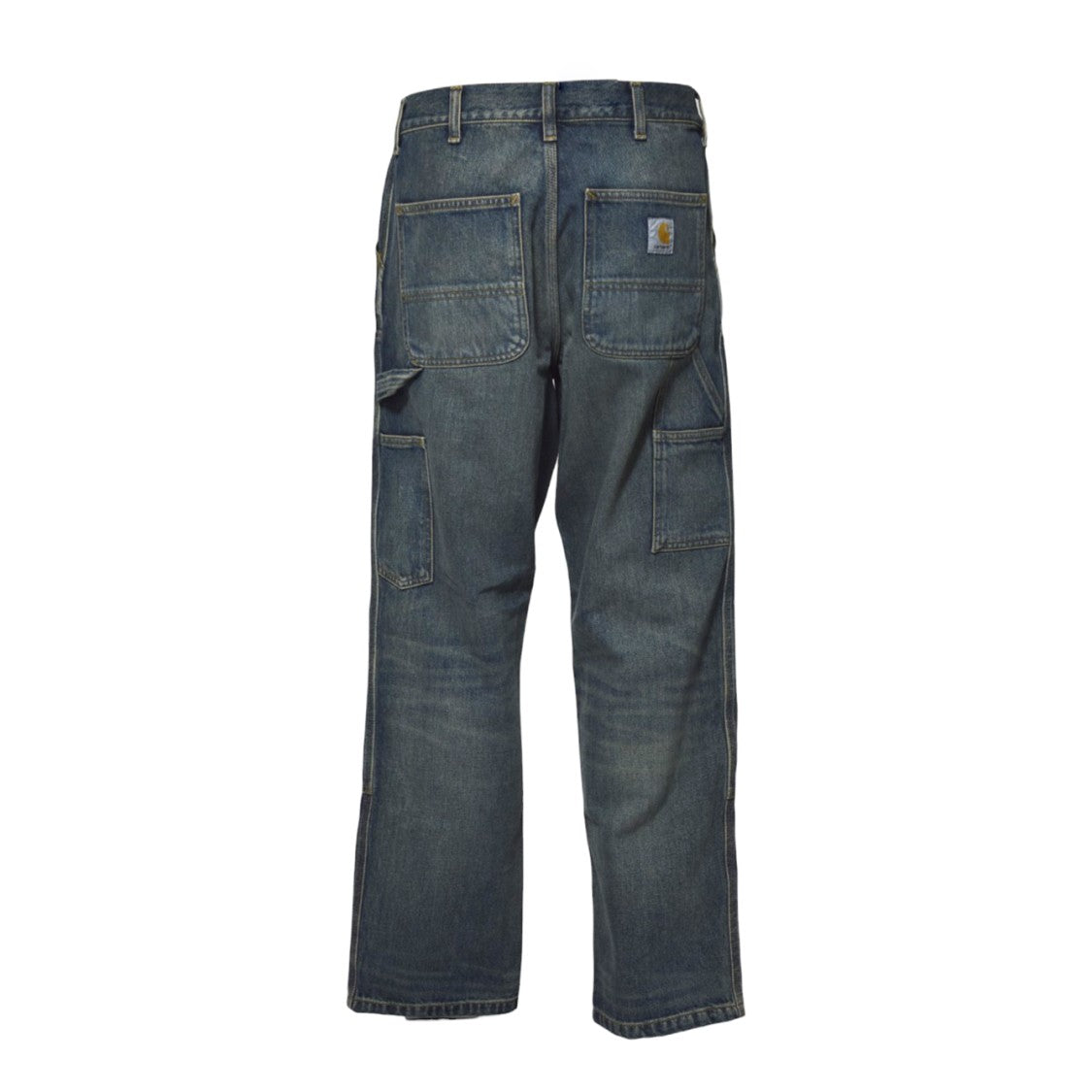 Carhartt Wip Jeans Double Knee In Denim Blu Carhartt