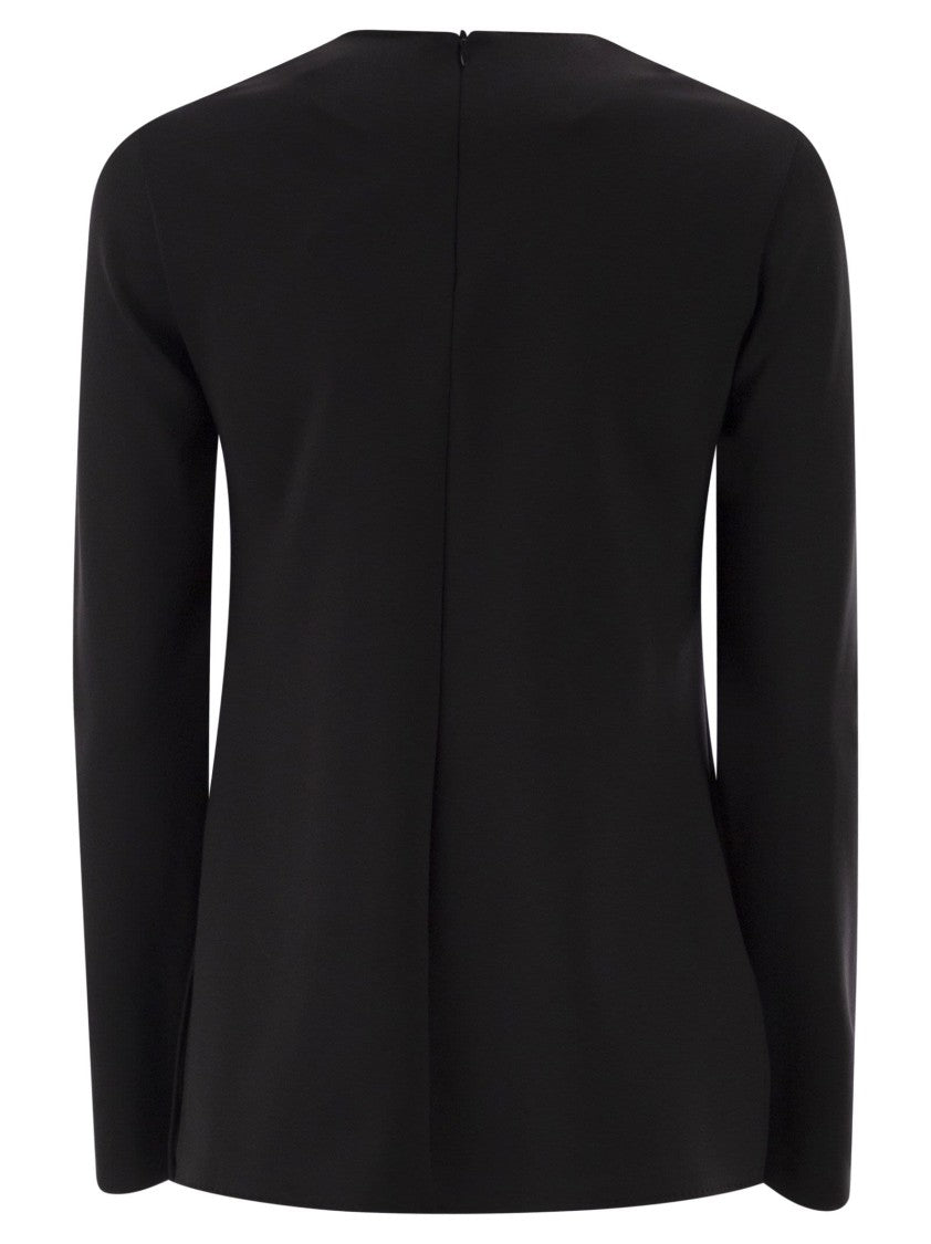 Max Mara Mxpneutro - Slim Fit Crew Neck Top