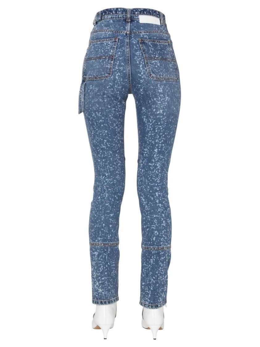 Msgm High-Waisted Skinny Fit Jeans