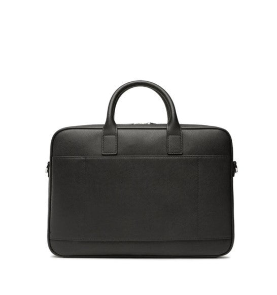 Emporio Armani Rectangular Black Bag With Sturdy Handles