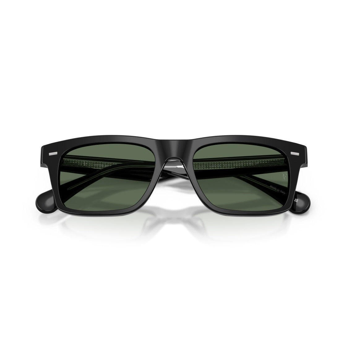 Oliver Peoples 0Ov5596su Bold Rectangular Frame Sunglasses With Dark Green Lenses