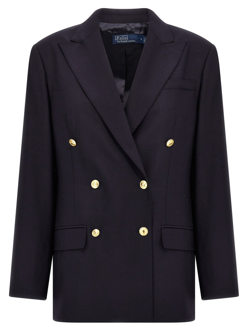 Polo Ralph Lauren Double-Breasted Stretch Wool Blazer