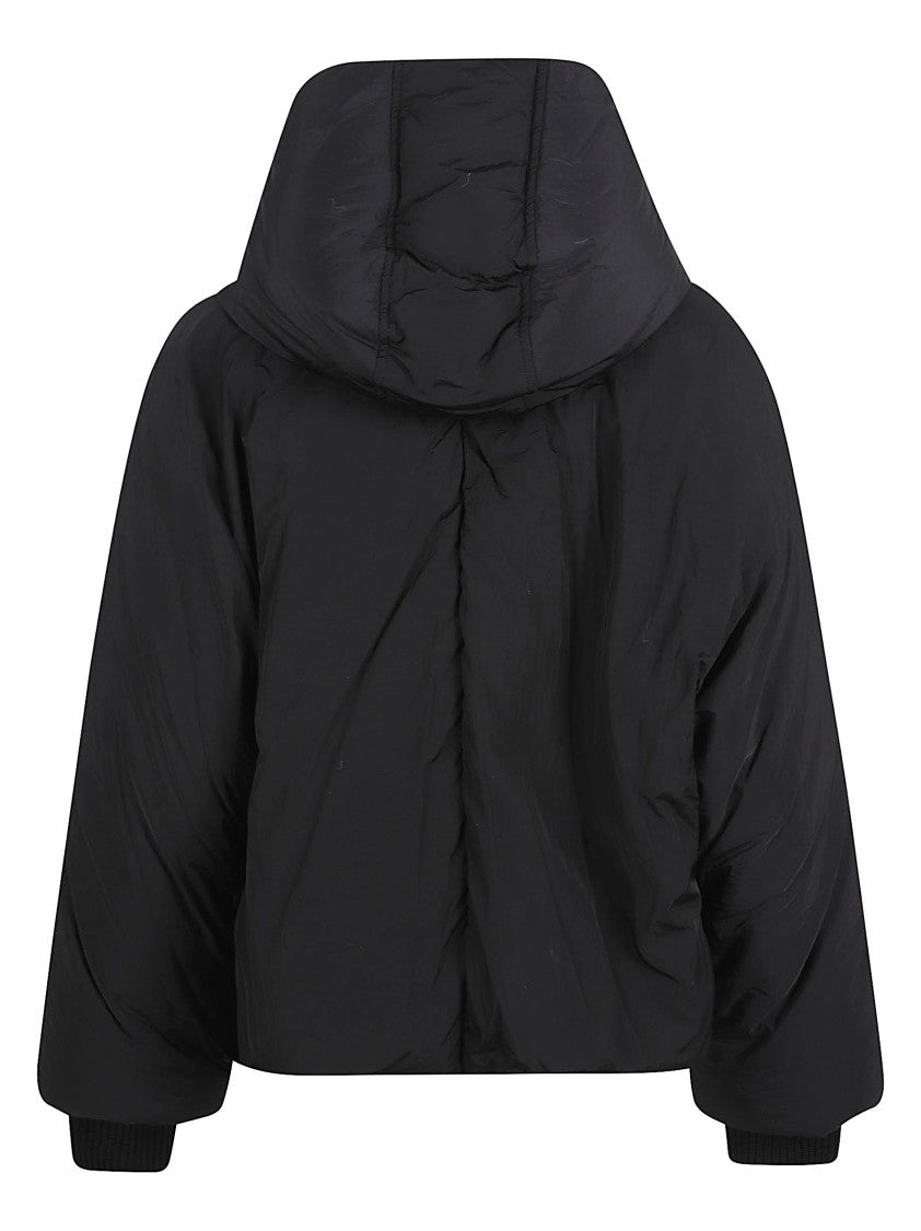 Max Mara Cropped Puffer Jacket With High Padded Collar