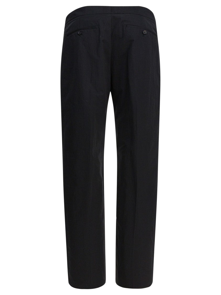 Alexander Mcqueen Straight-Leg Trousers With Belt Detail