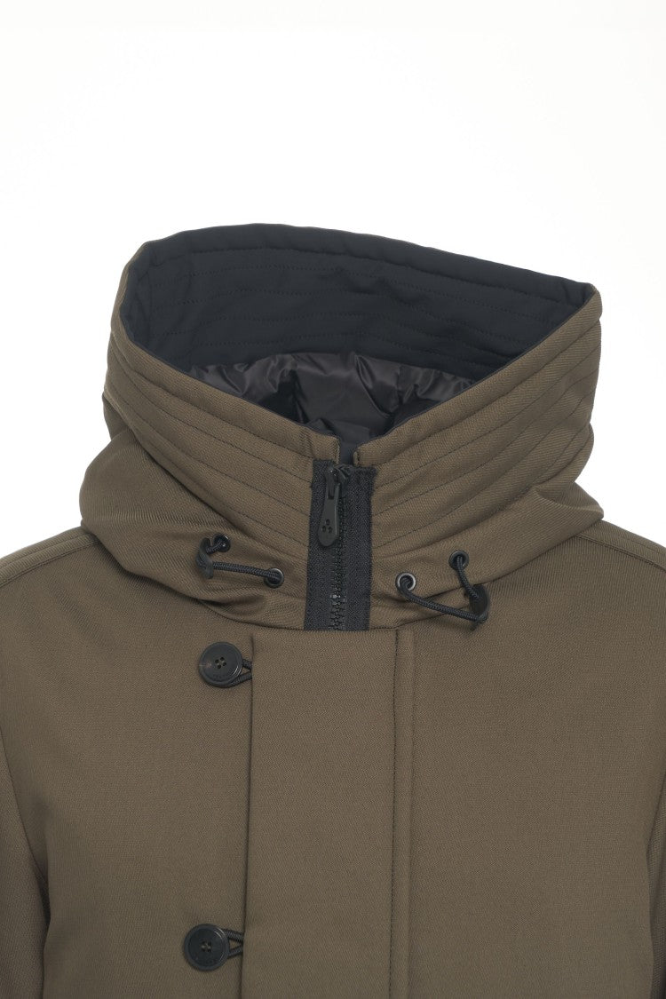 Peuterey Olive Peuterey Parka With Practical Hood