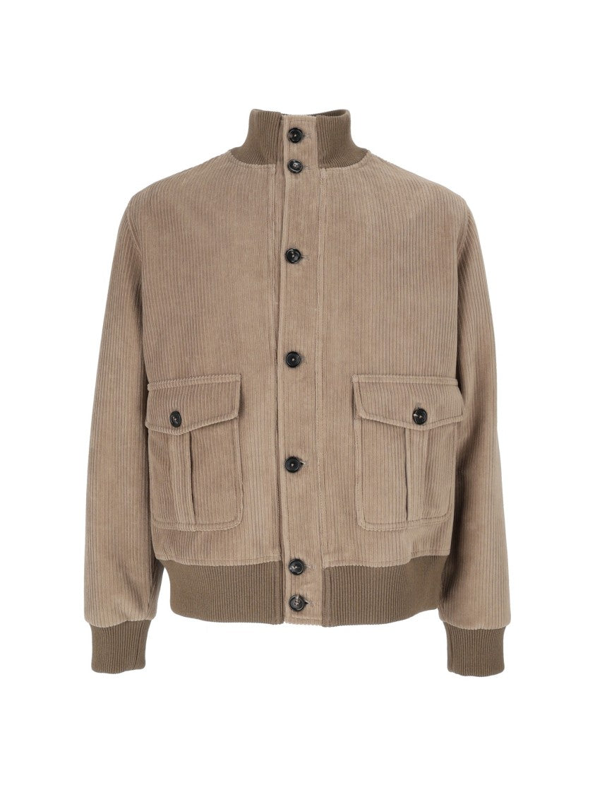 Circolo 1901 Pilot Jacket Tiny C. Micro-Patterned Corduroy Jacket