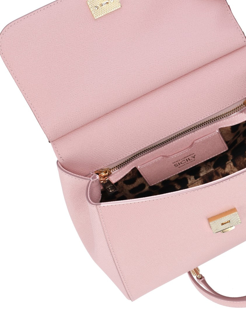 Dolce & Gabbana "Sicily" Large Handbag – Pink