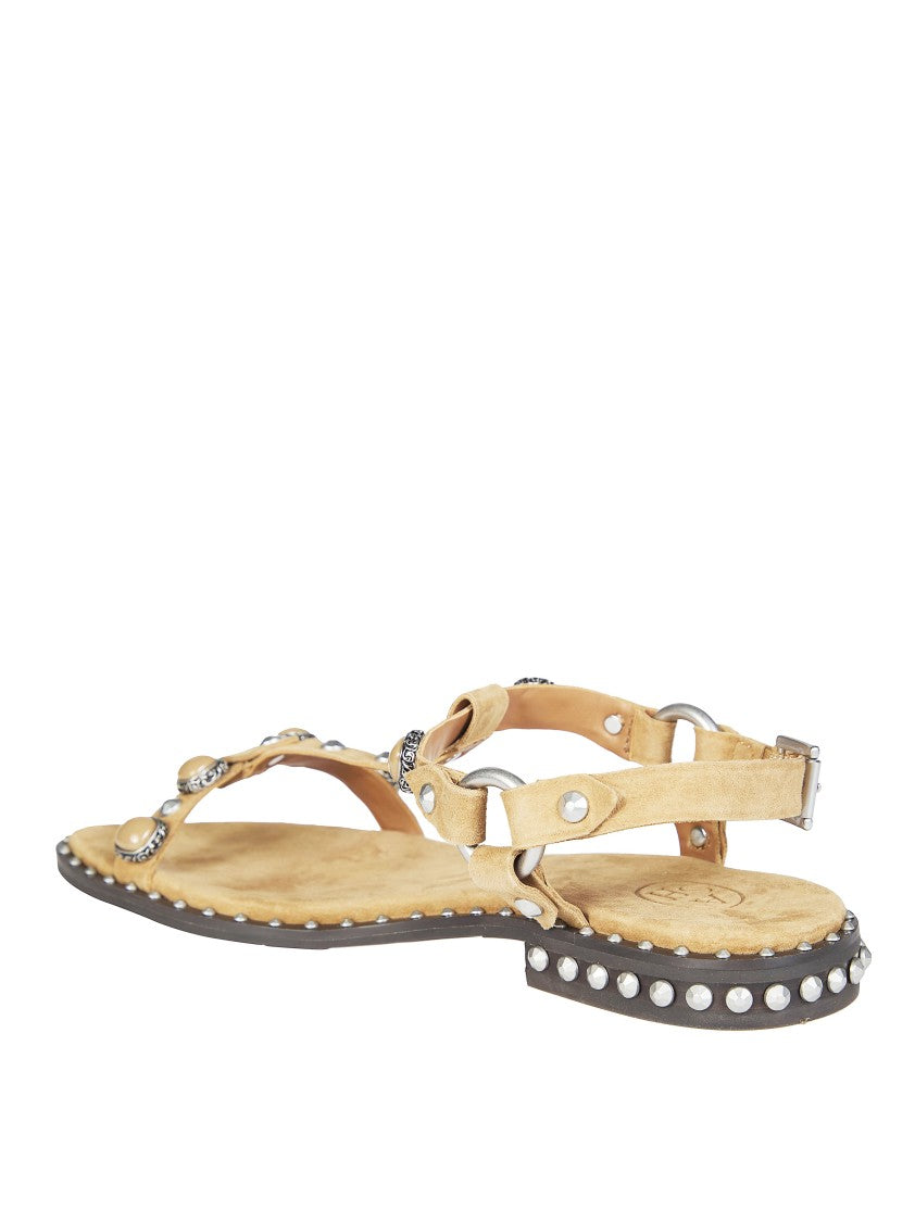 Ash Light Tan C Cachemere Studded Sandals
