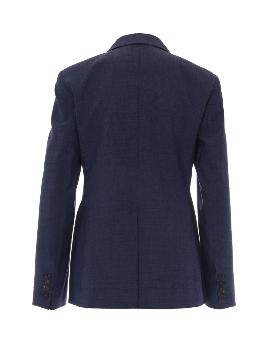 Max Mara Double-Breasted Tailored Blazer With Notched Lapels