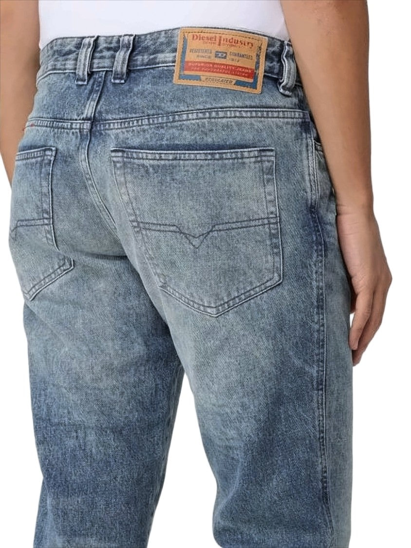 Diesel Relaxed Fit Blue Denim Pants