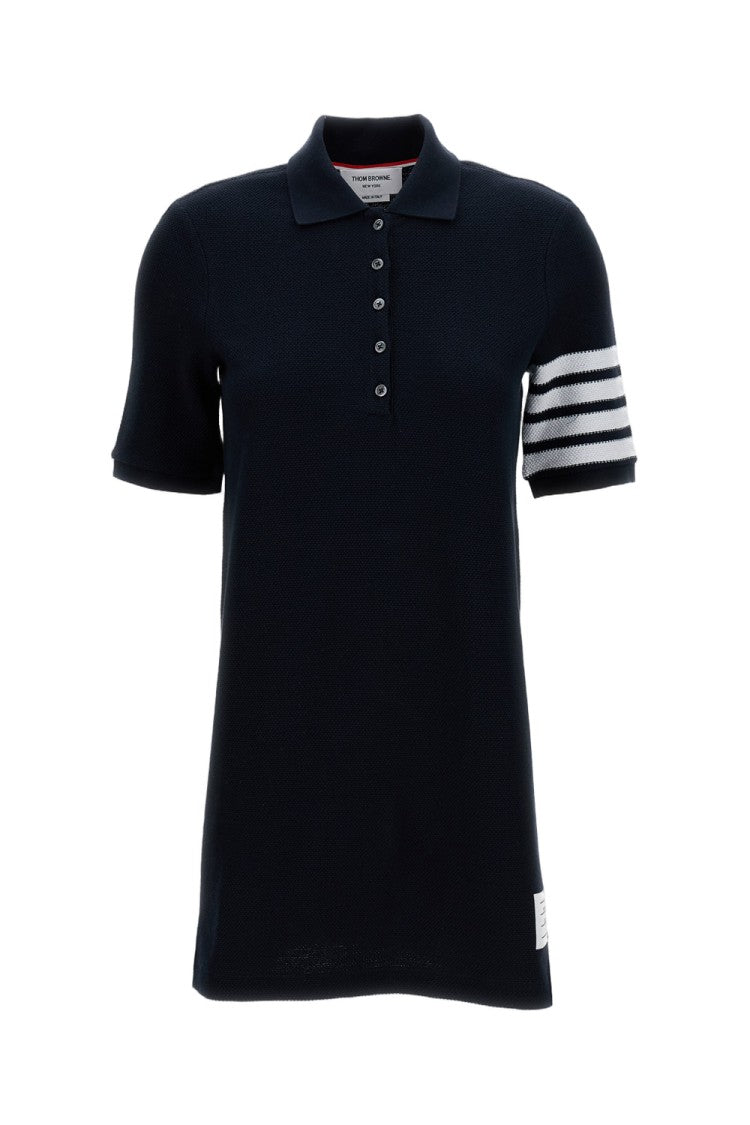 Thom Browne Cotton Piqué Polo Dress