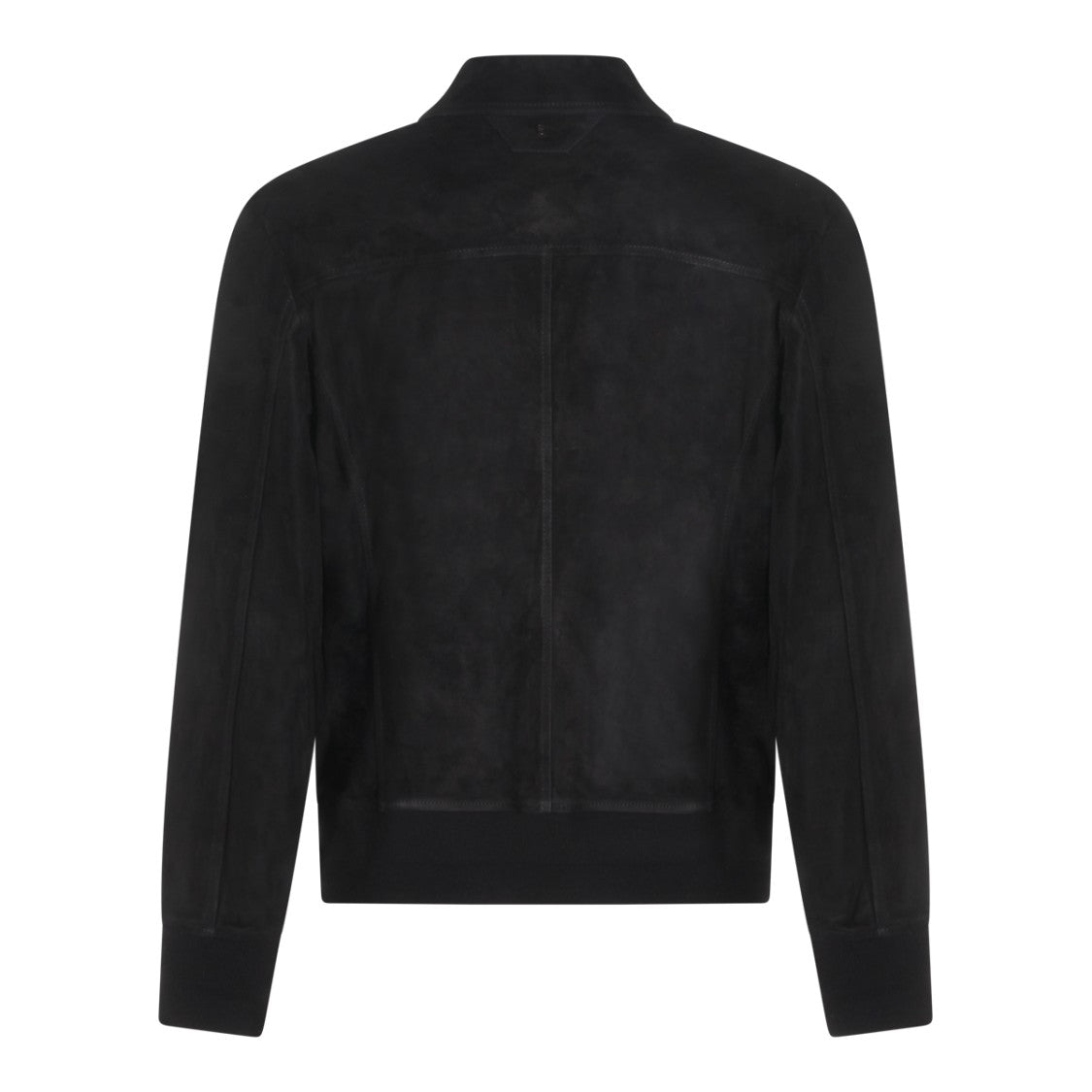 Salvatore Santoro Matte Finish Black Jacket With Classic Collar