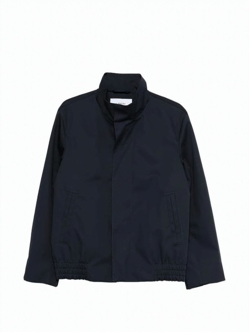 Lardini High Collar Black Jacket