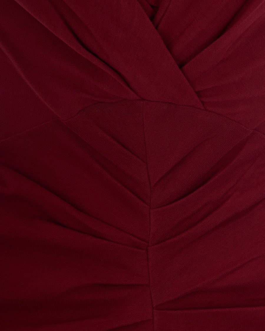 Isabel Marant Fitted Pleated Dress With Draped Cache-Cœur Effect