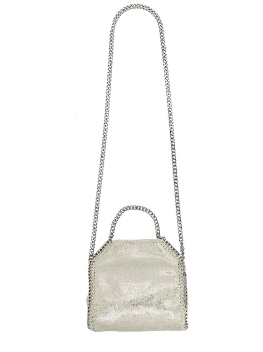 Stella Mccartney Falabella Micro Metallic Chain Bag