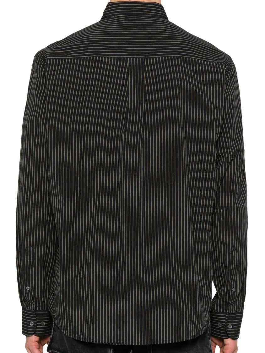 Isabel Marant Long Sleeve Pinstripe Shirt With Button-Down Front