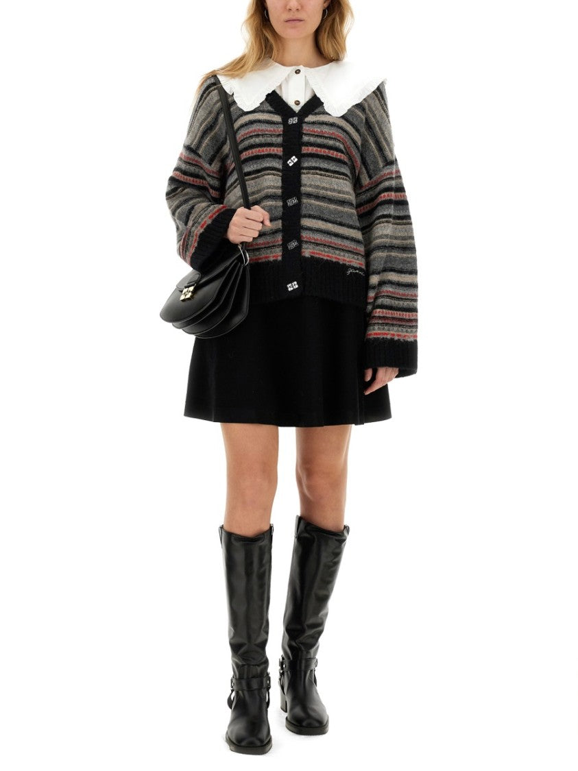 Ganni Boxy Fit Cardigan