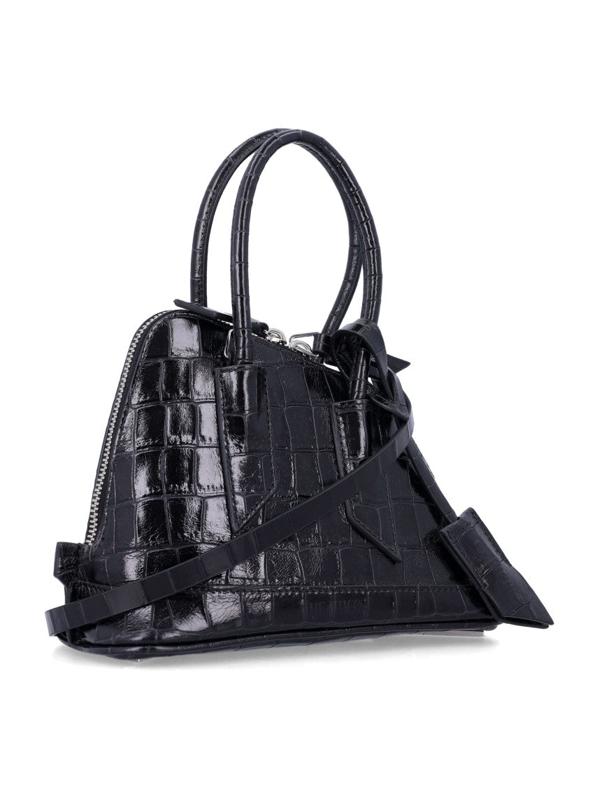 The Attico Sant Ambroeus Mini Shoulder Bag With Structured Dome Silhouette