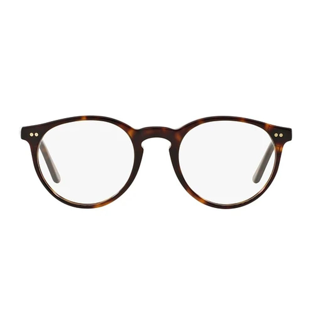 Polo Ralph Lauren Ph2083 Round-Frame Dark Havana Sunglasses