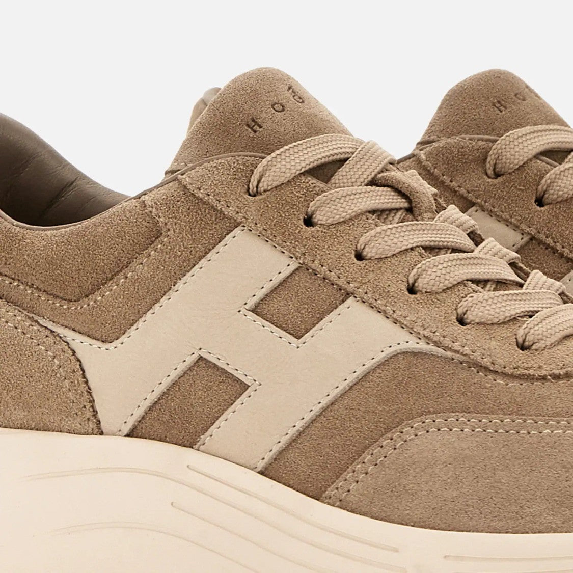 Hogan Casual Suede Chunky-Sole Sneakers