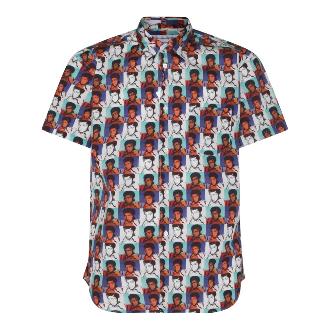 Comme Des Garçons Multicolor Cotton Pattern Print Shirt