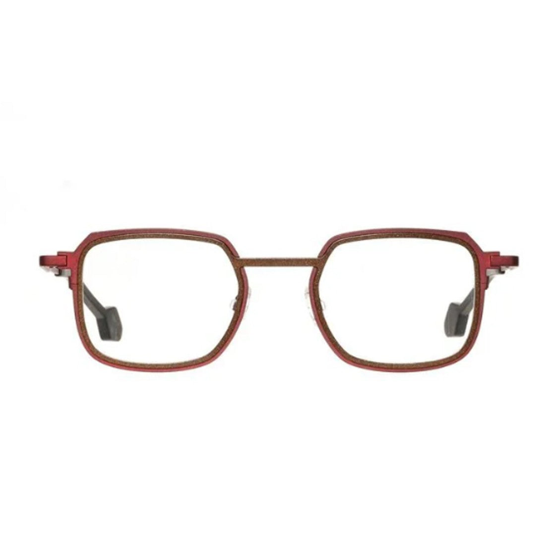 Matttew Jigsaw Titanium Deep Geometric Sunglasses
