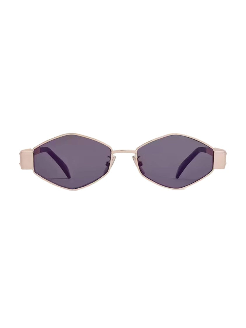 Celine Metallic Finish Hexagonal Sunglasses