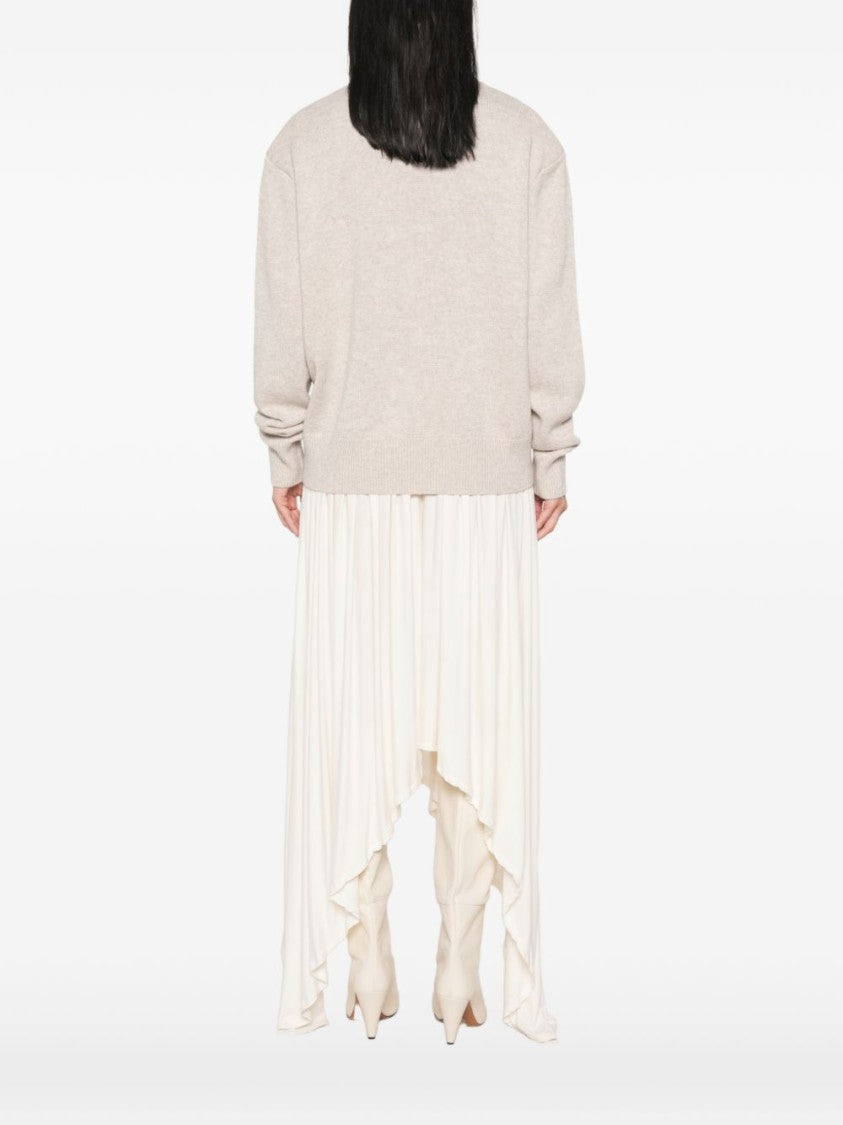 The Frankie Shop Turtleneck Ribbed Knit Sweater